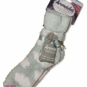 2 Pack Lavender-Infused Gray and Pink Socks